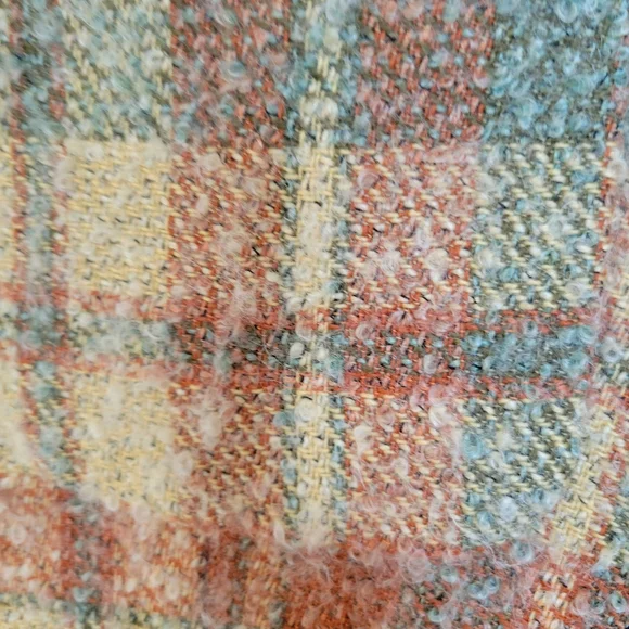 Vintage Valentino Boutique Plaid Mohair Jacket Blazer - Picture 6 of 8